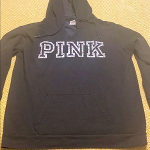 VS PINK hooded sweatshirt size L